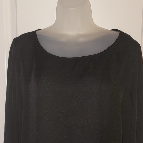 Express Classic Black Pullover Scoop Neck Blouse Sz: XL - Picture 6 of 8